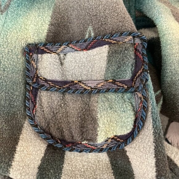 Men’s vintage Beacon genuine ombré robe - Picture 6 of 6